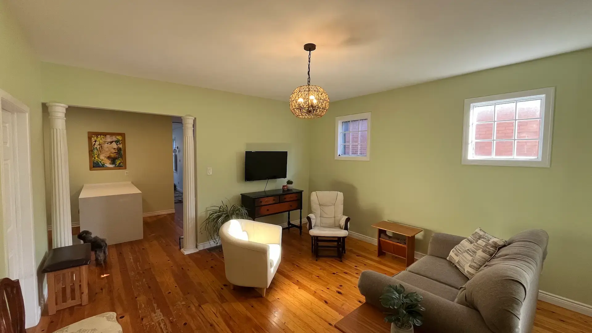 Modern living room painted by Gray Painting